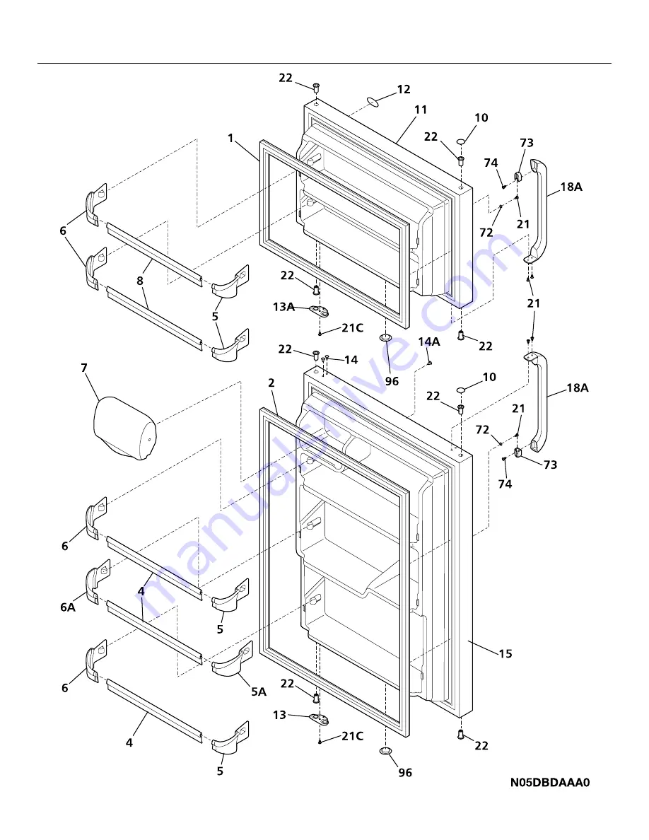 Frigidaire FRT18IB4A Factory Parts Catalog Download Page 2