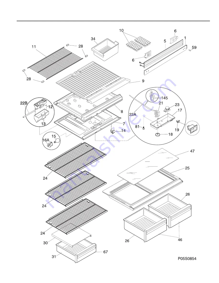 Frigidaire FRT18IDRH Factory Parts Catalog Download Page 6