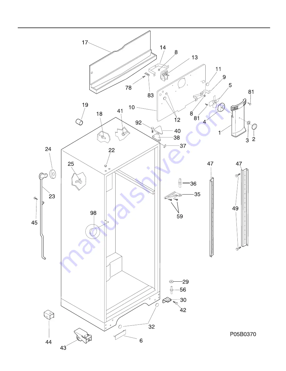 Frigidaire FRT18NNG Factory Parts Catalog Download Page 4