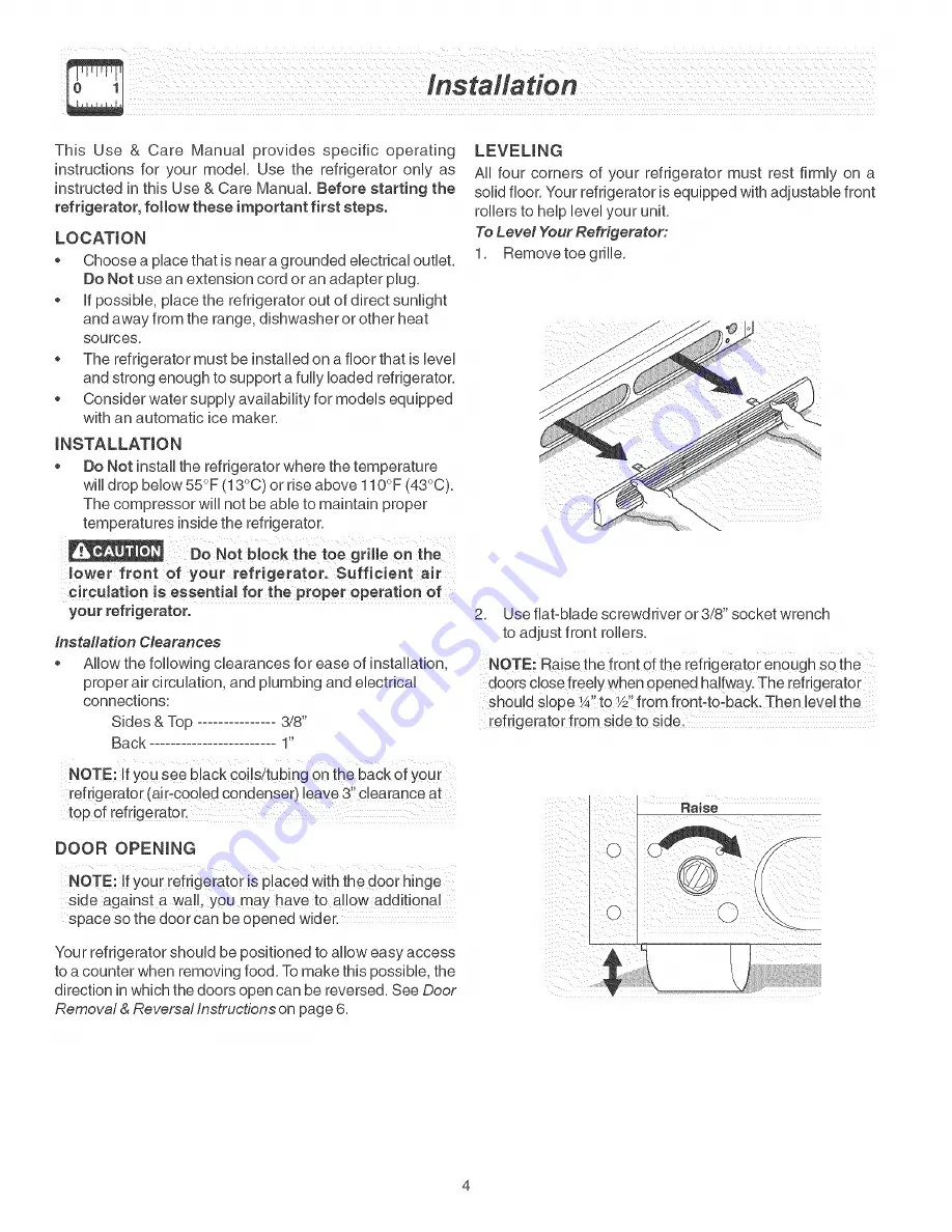 Frigidaire FRT18S6AQ0 Скачать руководство пользователя страница 4