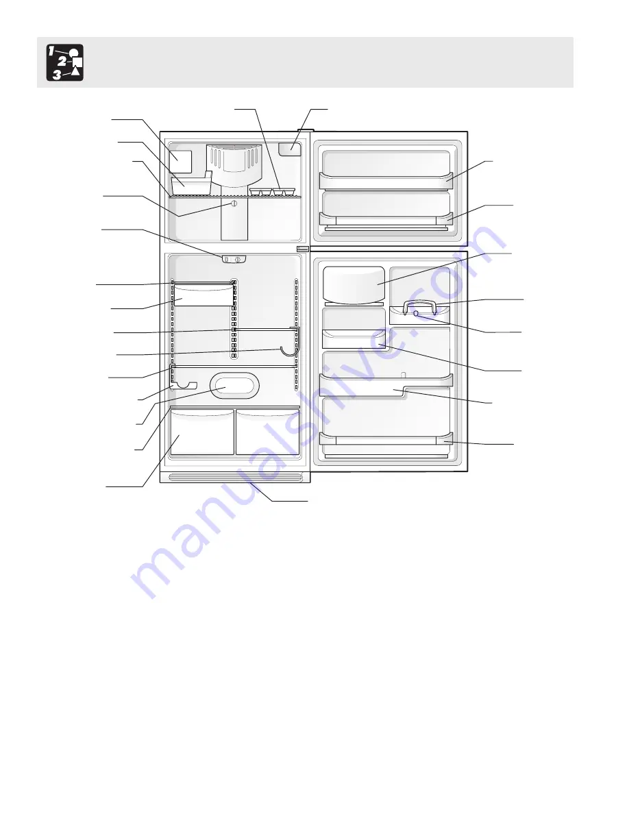 Frigidaire FRT18S6AW - Top Freezer Refrigerator Скачать руководство пользователя страница 10