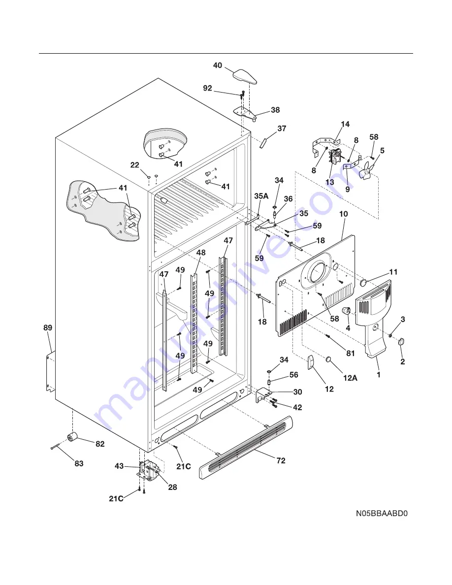 Frigidaire FRT21HR6A Factory Parts Catalog Download Page 4