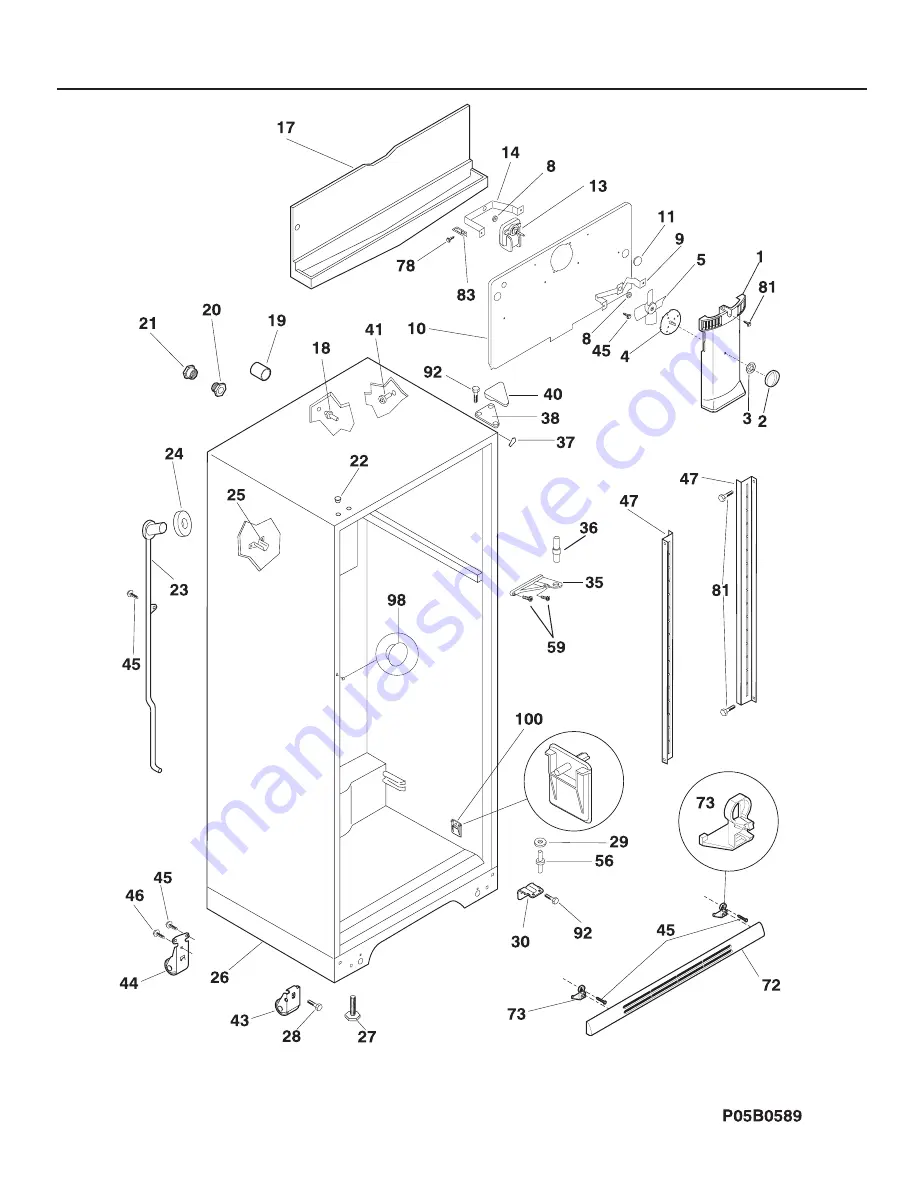 Frigidaire FRT21INGJ Factory Parts Catalog Download Page 6