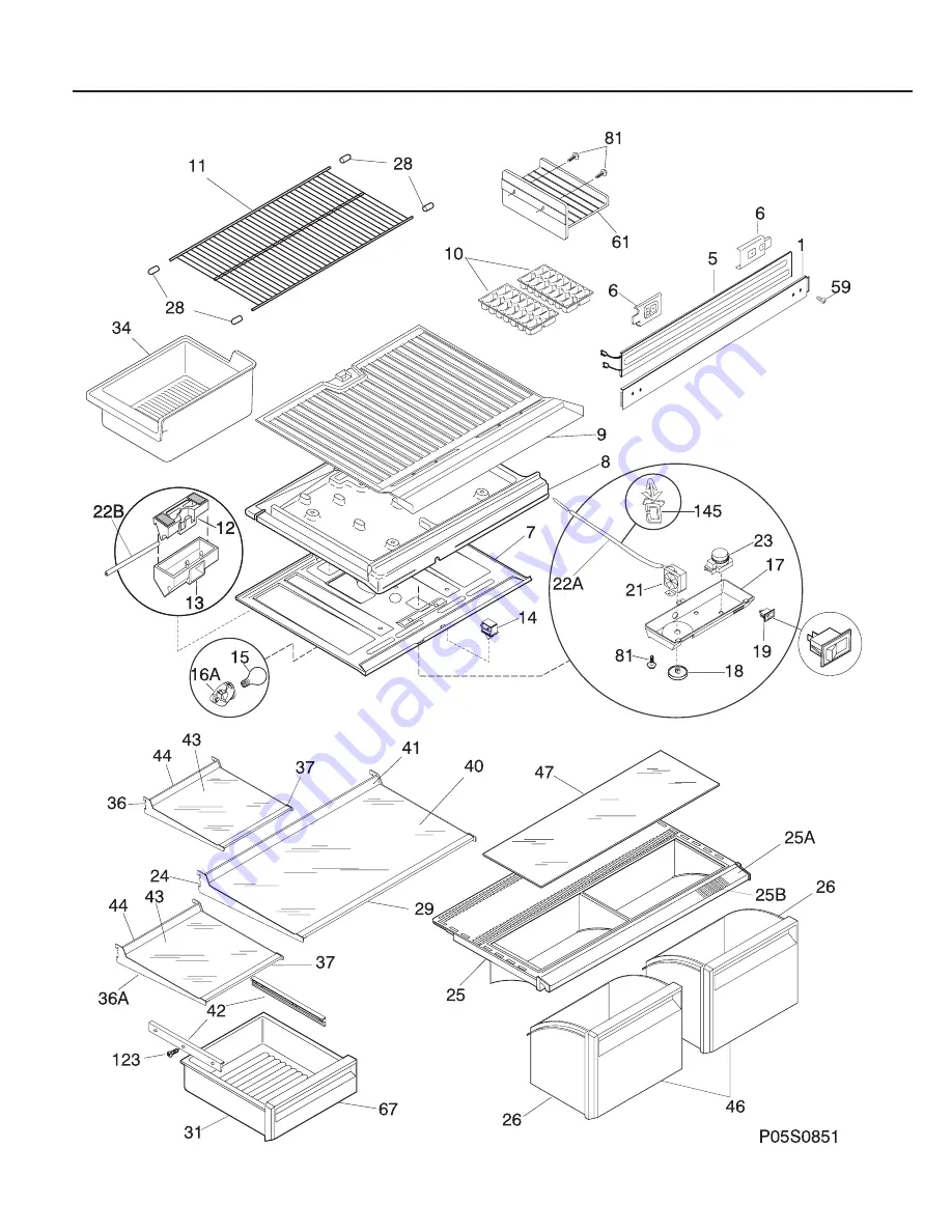 Frigidaire FRT21IPRH Factory Parts Catalog Download Page 8