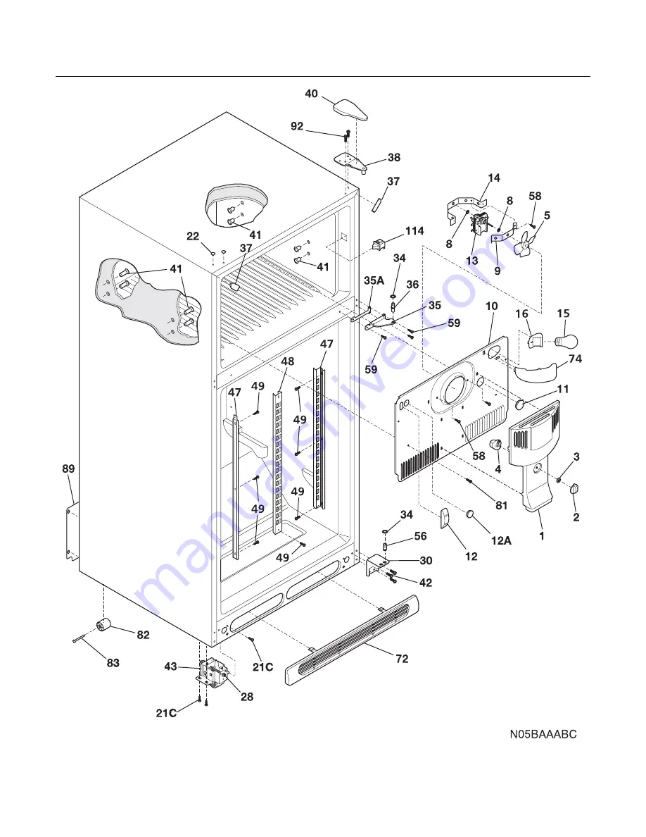 Frigidaire FRT21KR7E Скачать руководство пользователя страница 6