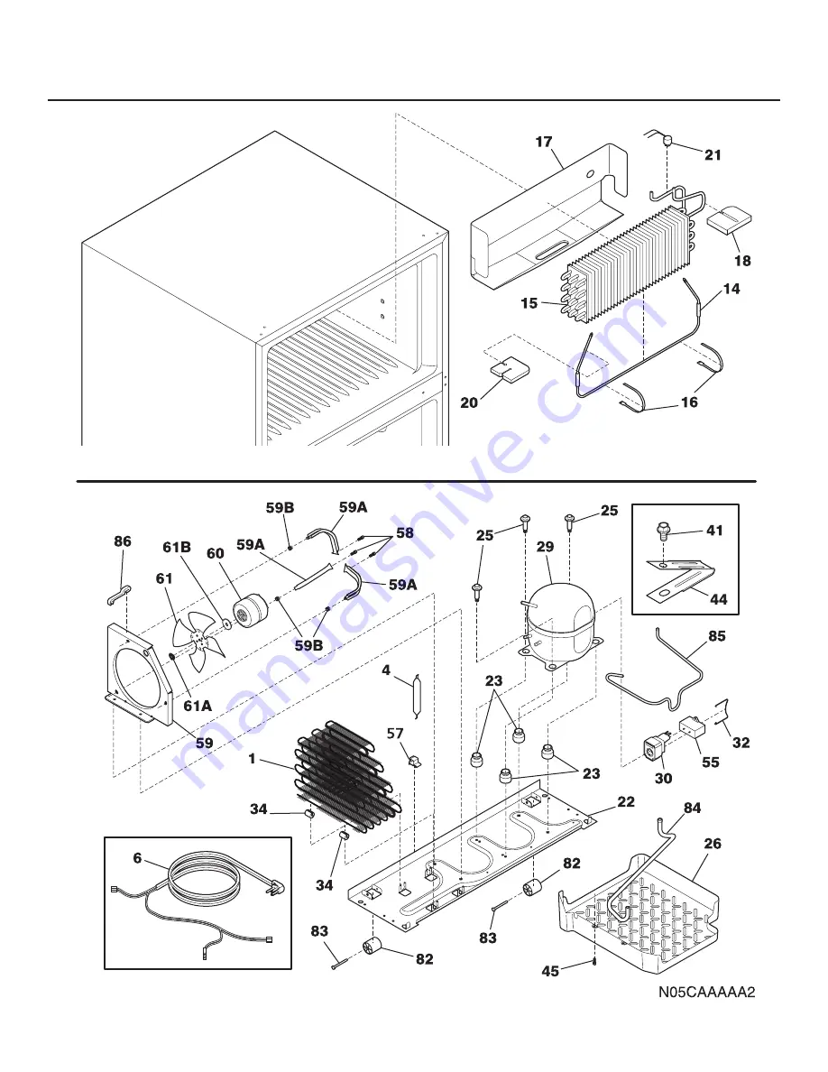 Frigidaire FRT21KS6C Factory Parts Catalog Download Page 8