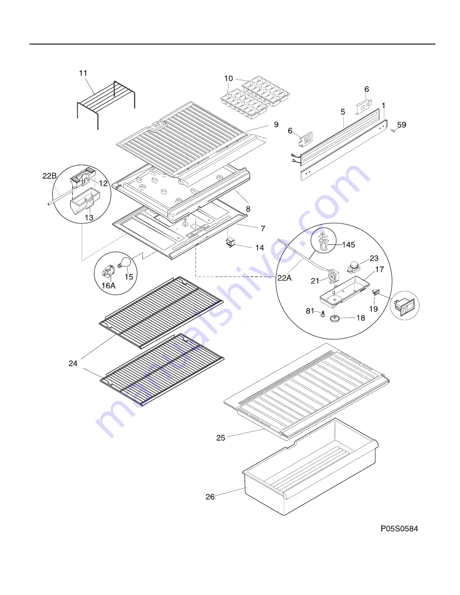 Frigidaire FRT21PRG Factory Parts Catalog Download Page 8