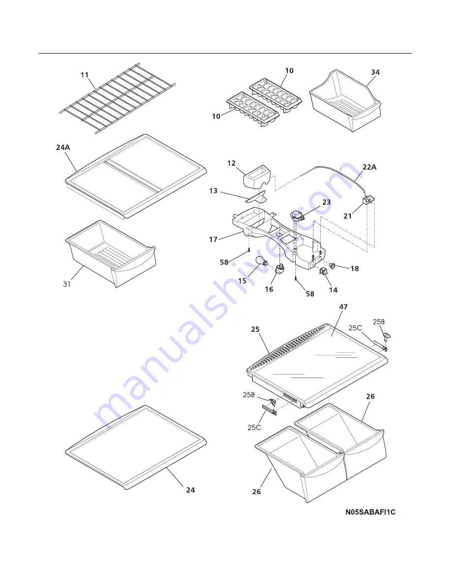 Frigidaire FRT21S6A Factory Parts Catalog Download Page 8