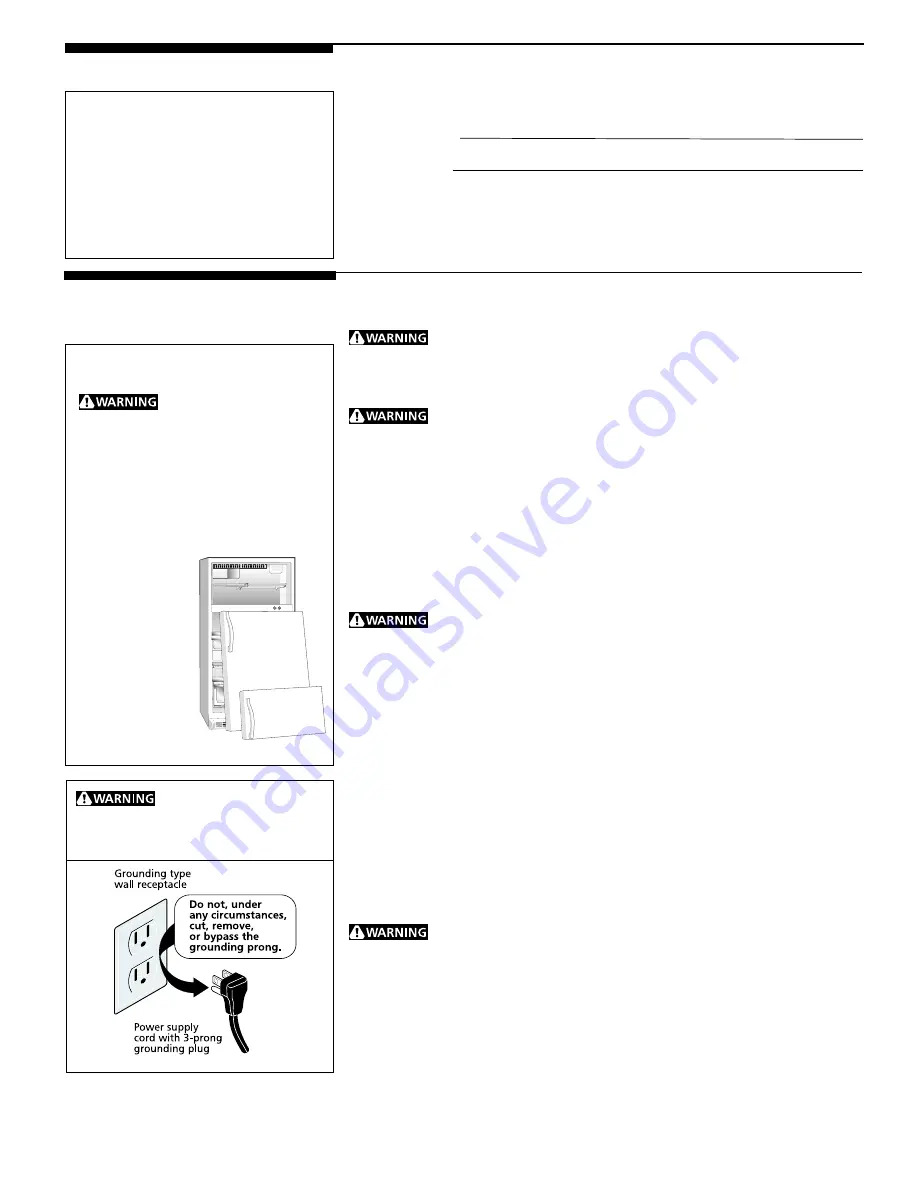 Frigidaire FRT22TSEK5 Скачать руководство пользователя страница 2