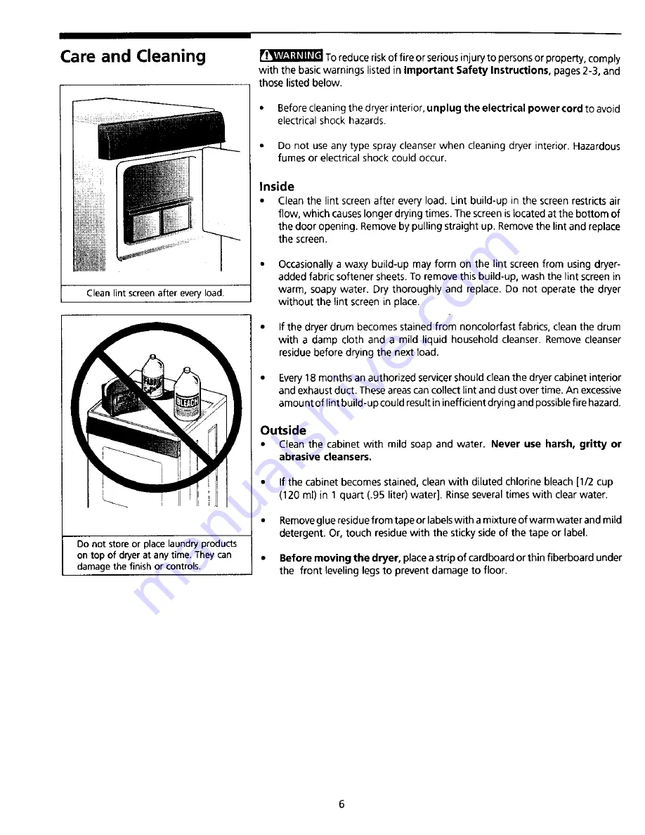 Frigidaire FSG747GC Скачать руководство пользователя страница 6