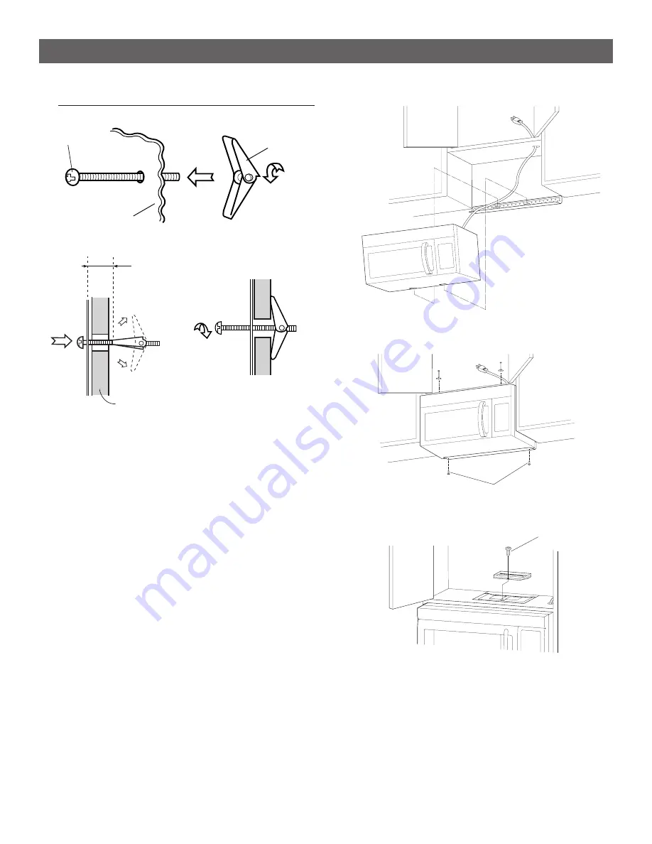 Frigidaire Gallery FGMV173K Installation Instructions Manual Download Page 6