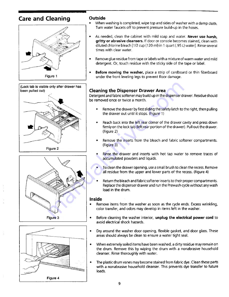 Frigidaire Gallery FWT445GC Use & Care Manual Download Page 9