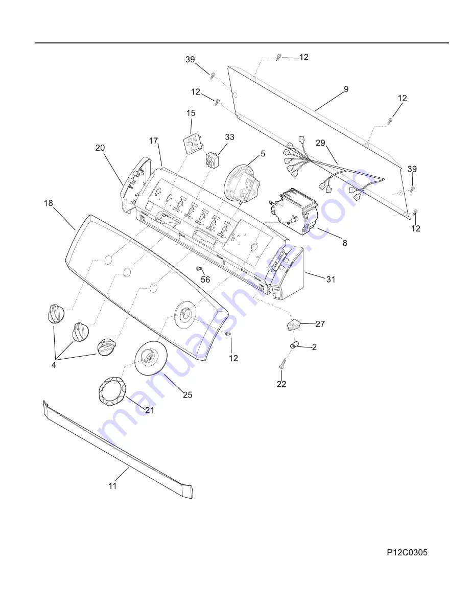 Frigidaire Gallery GLWS1349A Factory Parts Catalog Download Page 8