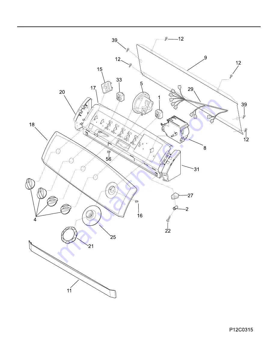 Frigidaire Gallery GLWS1649A Factory Parts Catalog Download Page 8