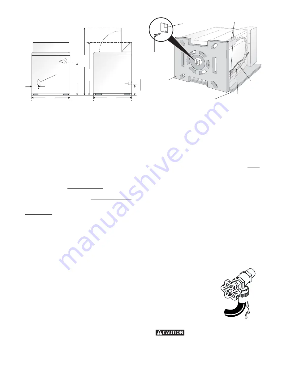 Frigidaire Gallery GLWS1649AS2 Installation Instructions Download Page 3