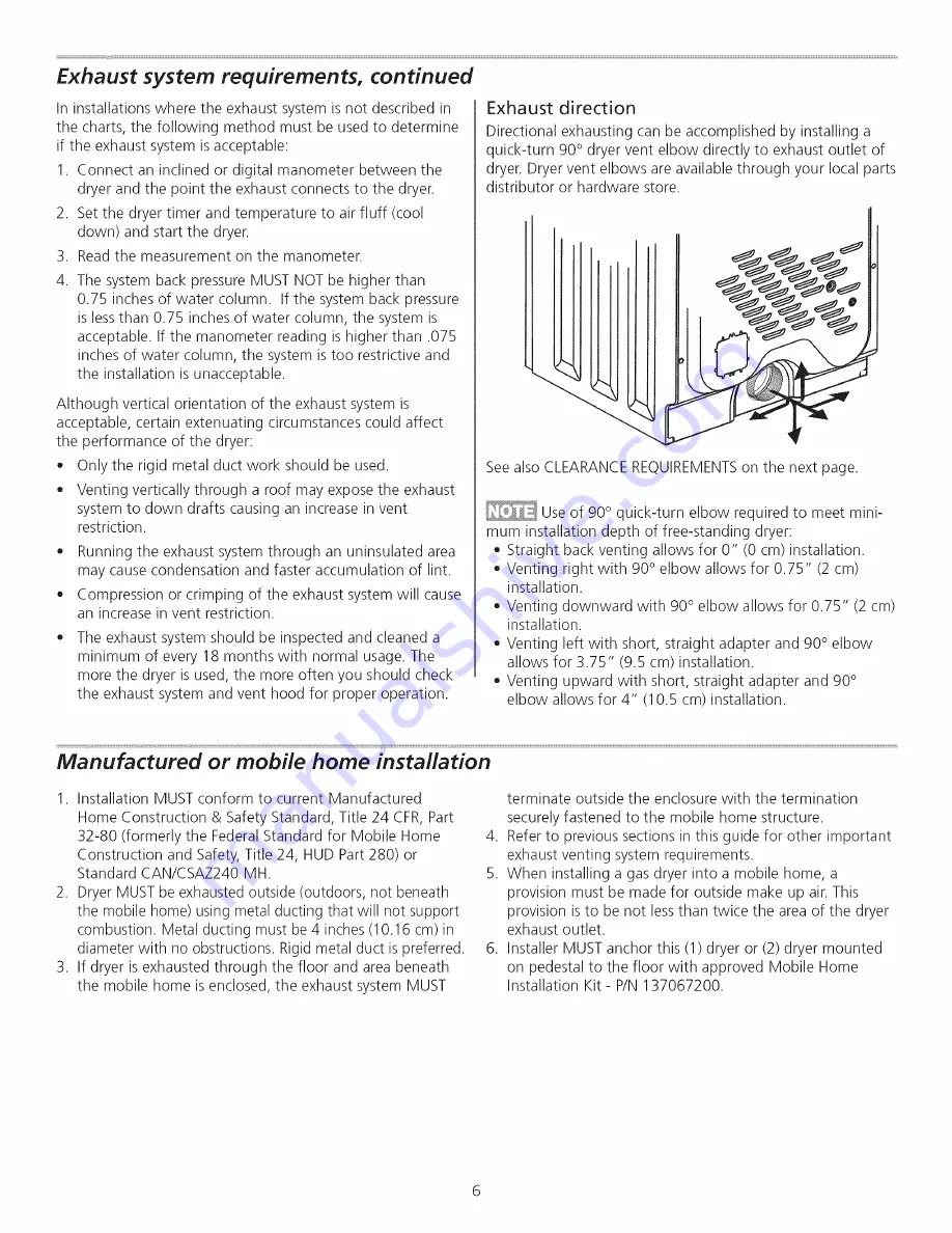 Frigidaire GCEQ2170KE0 Installation Instructions Manual Download Page 6