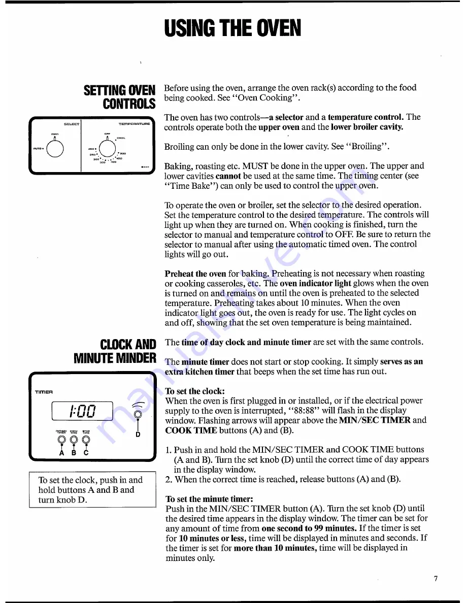 Frigidaire GG94BL Owner'S Manual Download Page 7