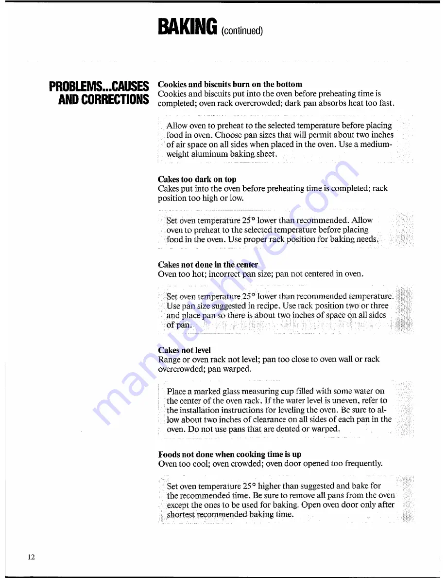 Frigidaire GG94BL Owner'S Manual Download Page 12