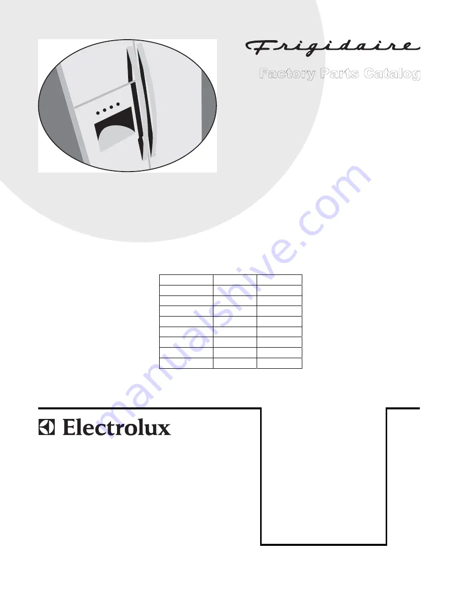 Frigidaire GHSC39ET Скачать руководство пользователя страница 1