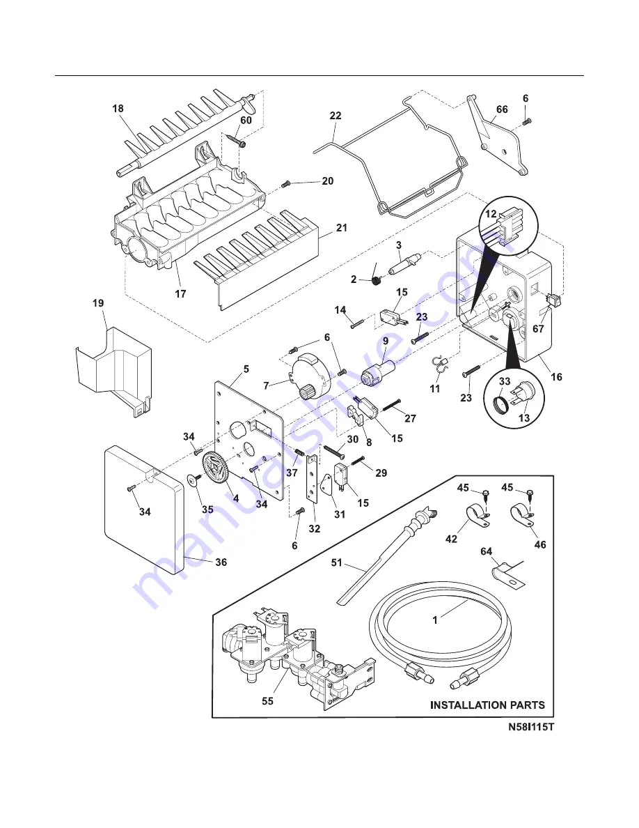 Frigidaire GHSC39FTE Factory Parts Catalog Download Page 20