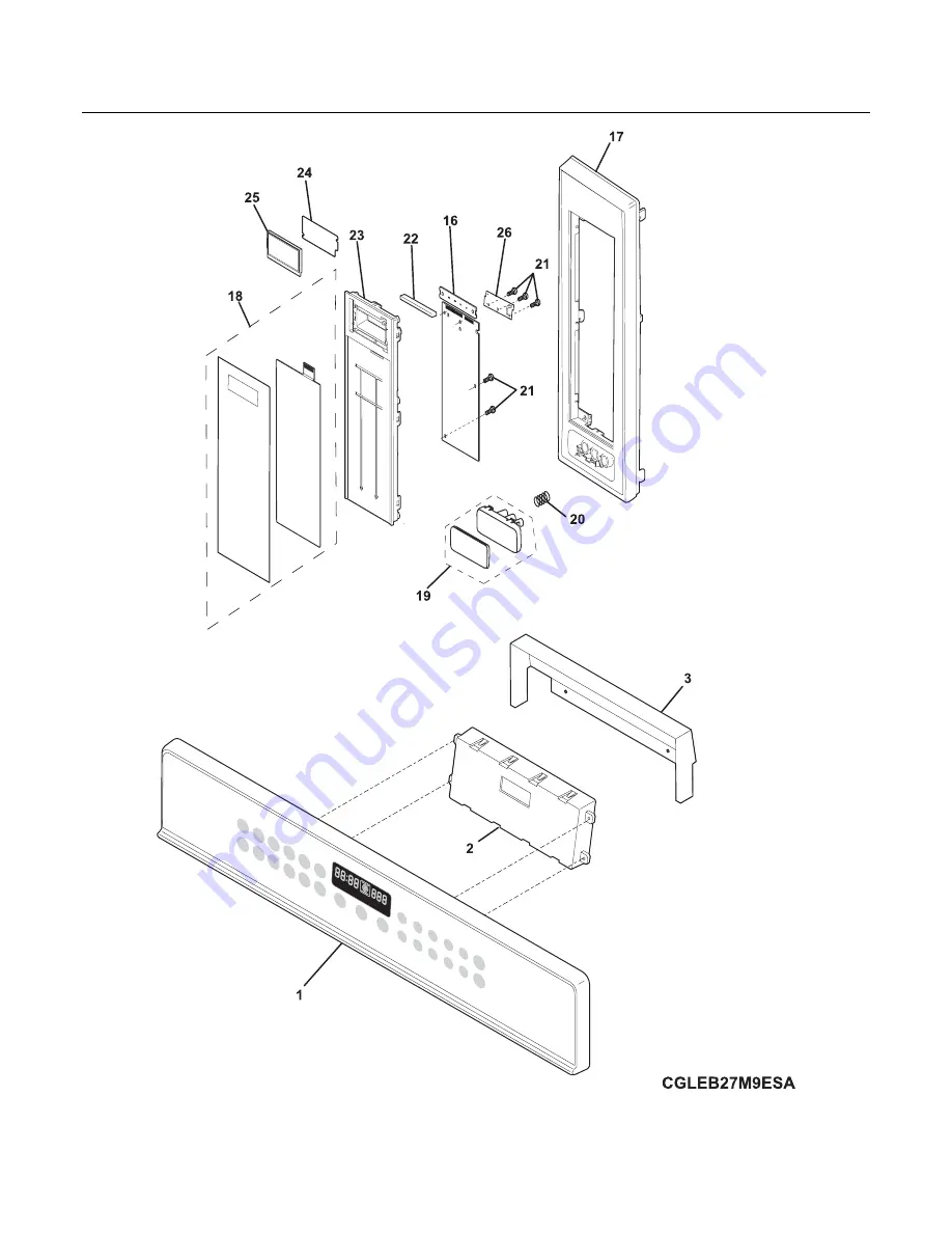 Frigidaire GLEB27M9F Factory Parts Catalog Download Page 2