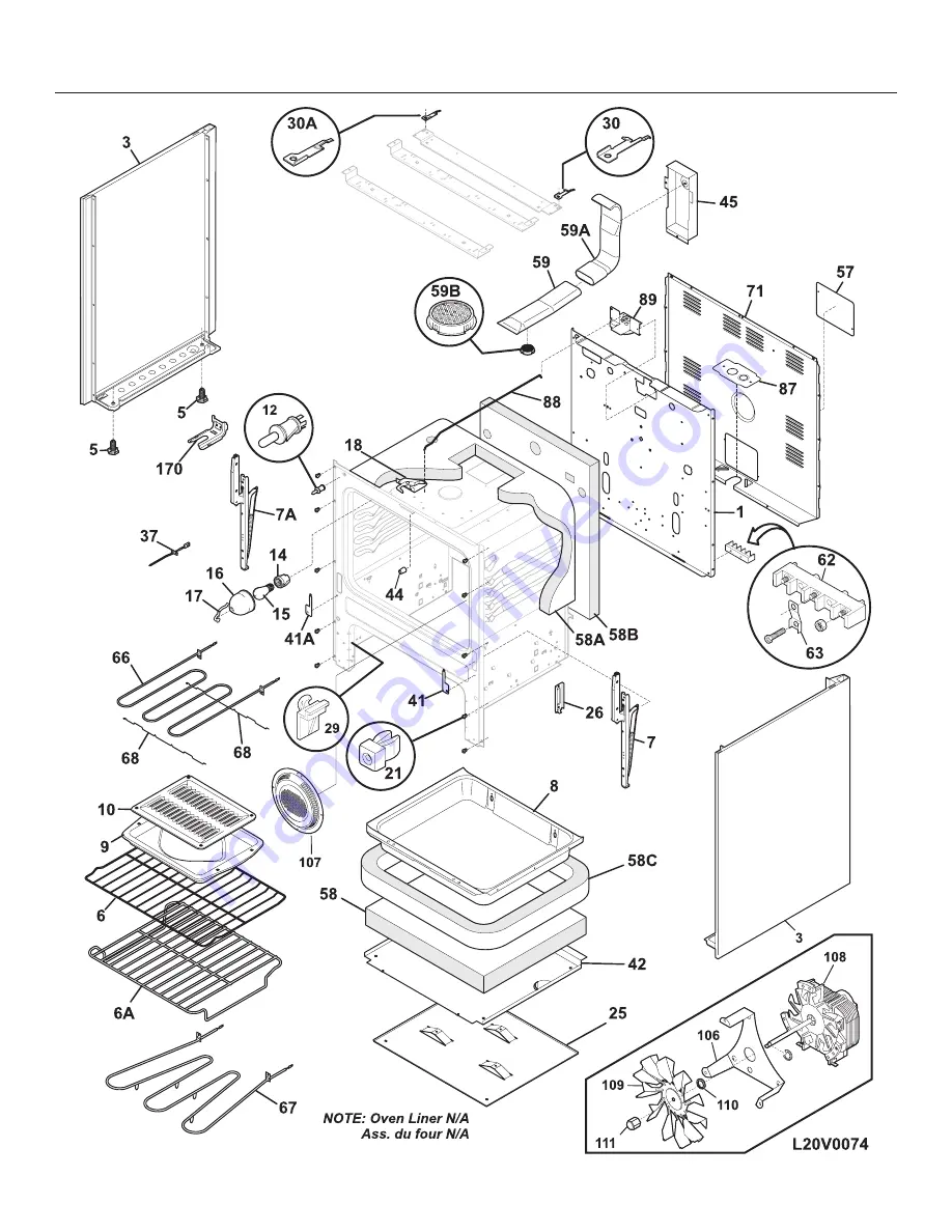 Frigidaire GLEF378C Factory Parts Catalog Download Page 6