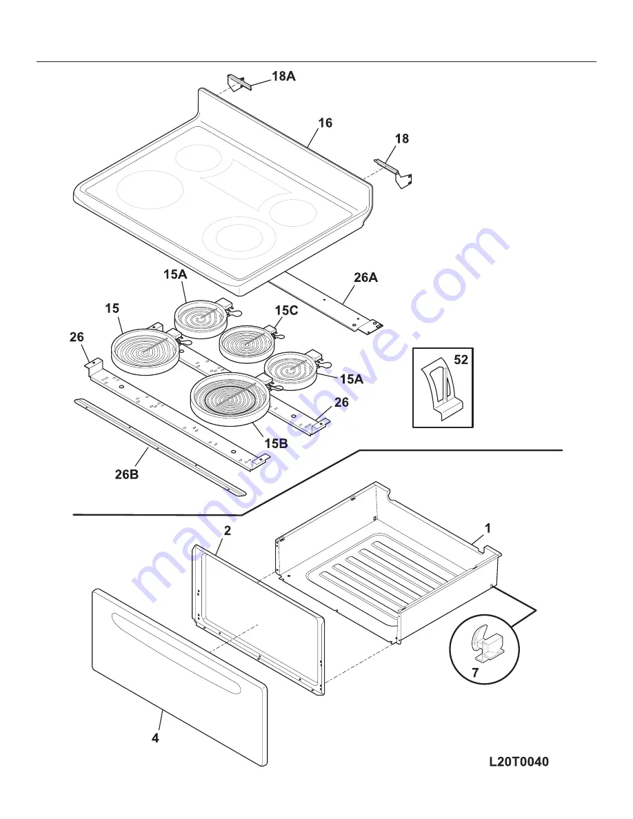 Frigidaire GLEFS77C Скачать руководство пользователя страница 8