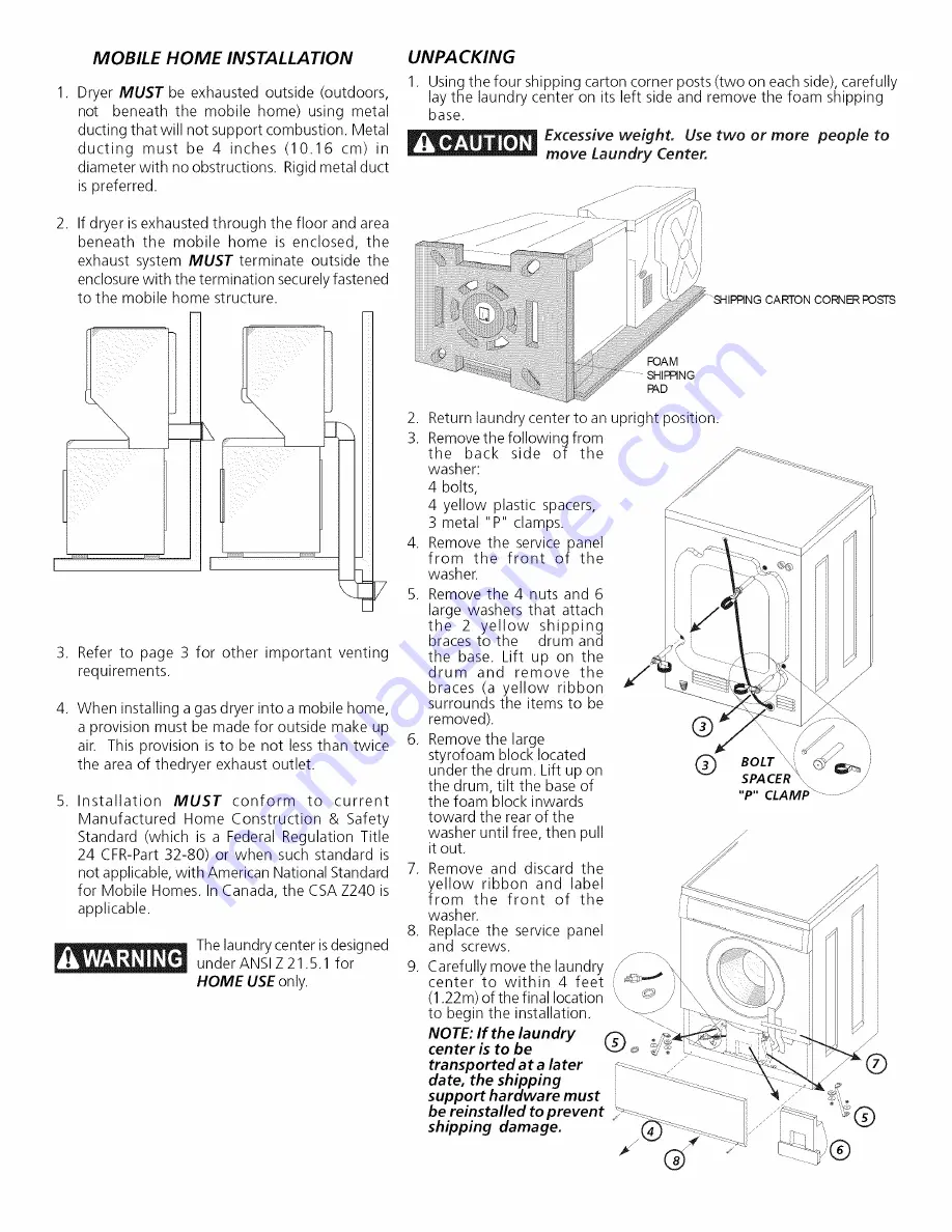 Frigidaire GLEH1642FS2 Скачать руководство пользователя страница 7