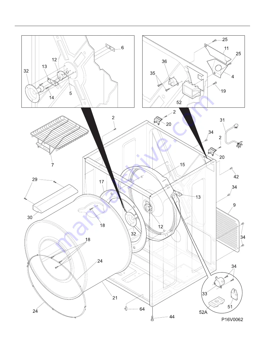 Frigidaire GLER642CA Factory Parts Catalog Download Page 2