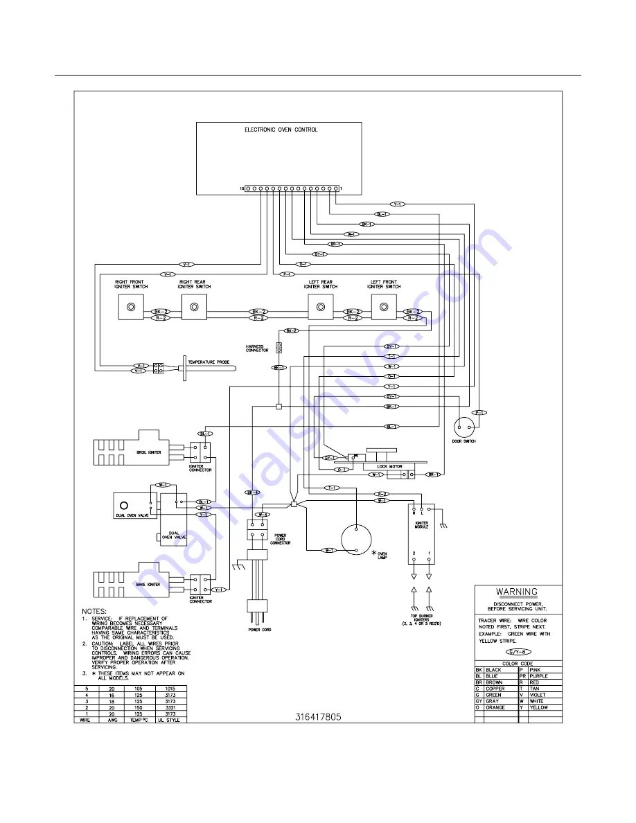 Frigidaire GLGF382D Factory Parts Catalog Download Page 13