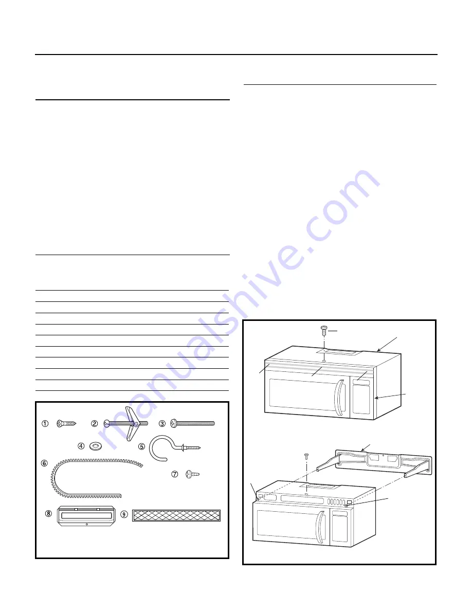 Frigidaire GLMV169D Installation Instructions Manual Download Page 11