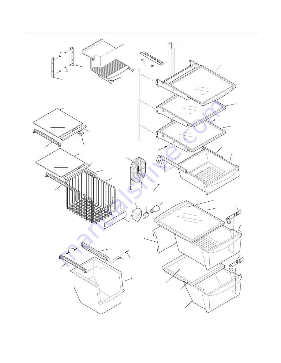 Frigidaire GLRS267MD Factory Parts Catalog Download Page 8