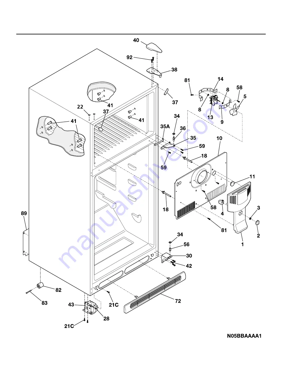 Frigidaire GLRT183SBW1 Factory Parts Catalog Download Page 4