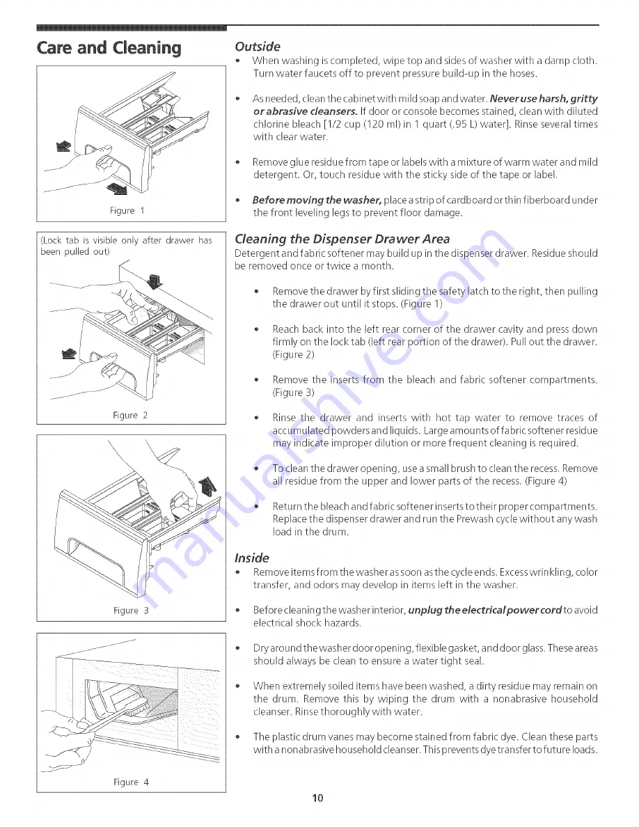 Frigidaire GLTF1570ES0 Use & Care Manual Download Page 10