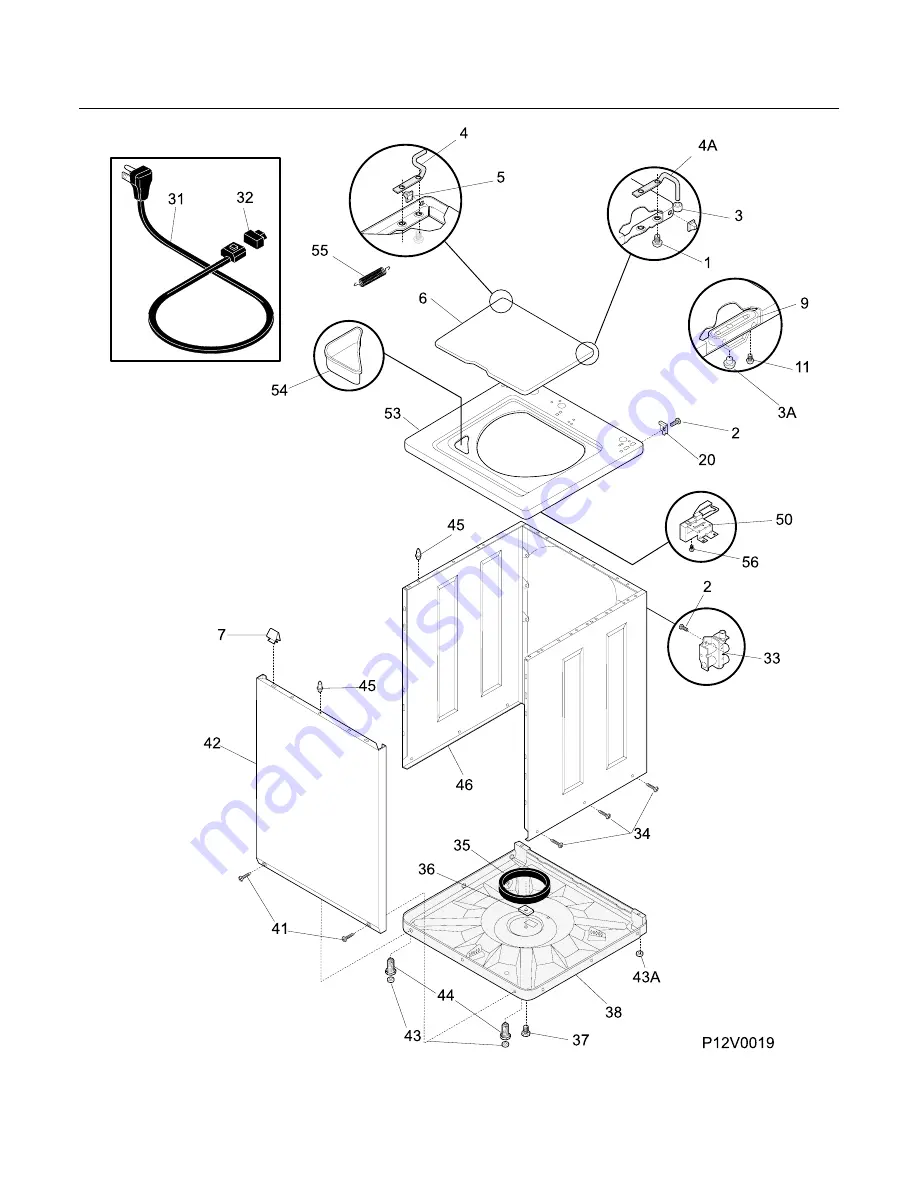 Frigidaire GLWS1339C Factory Parts Catalog Download Page 2