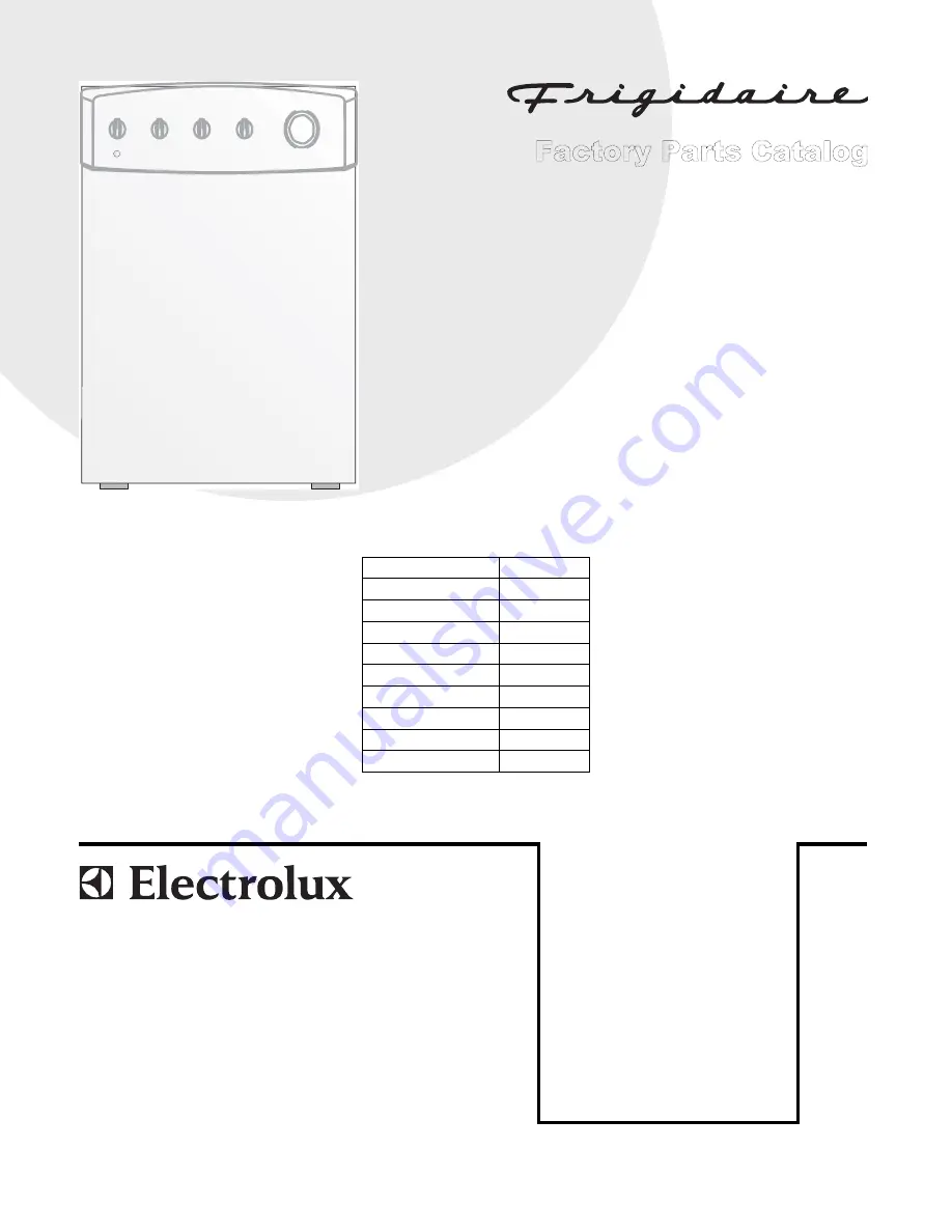 Frigidaire GLWS1979A Скачать руководство пользователя страница 1