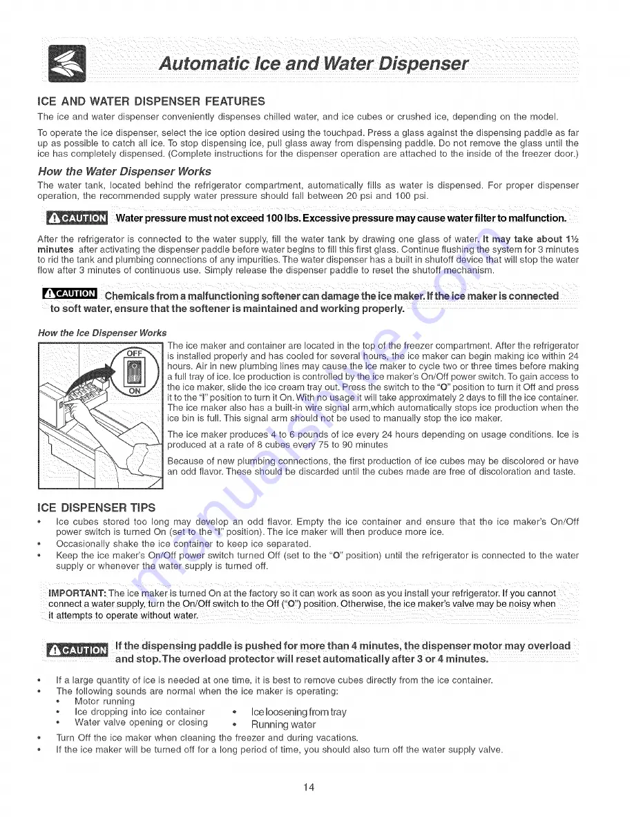 Frigidaire LECR23EFE1 Use & Care Manual Download Page 14