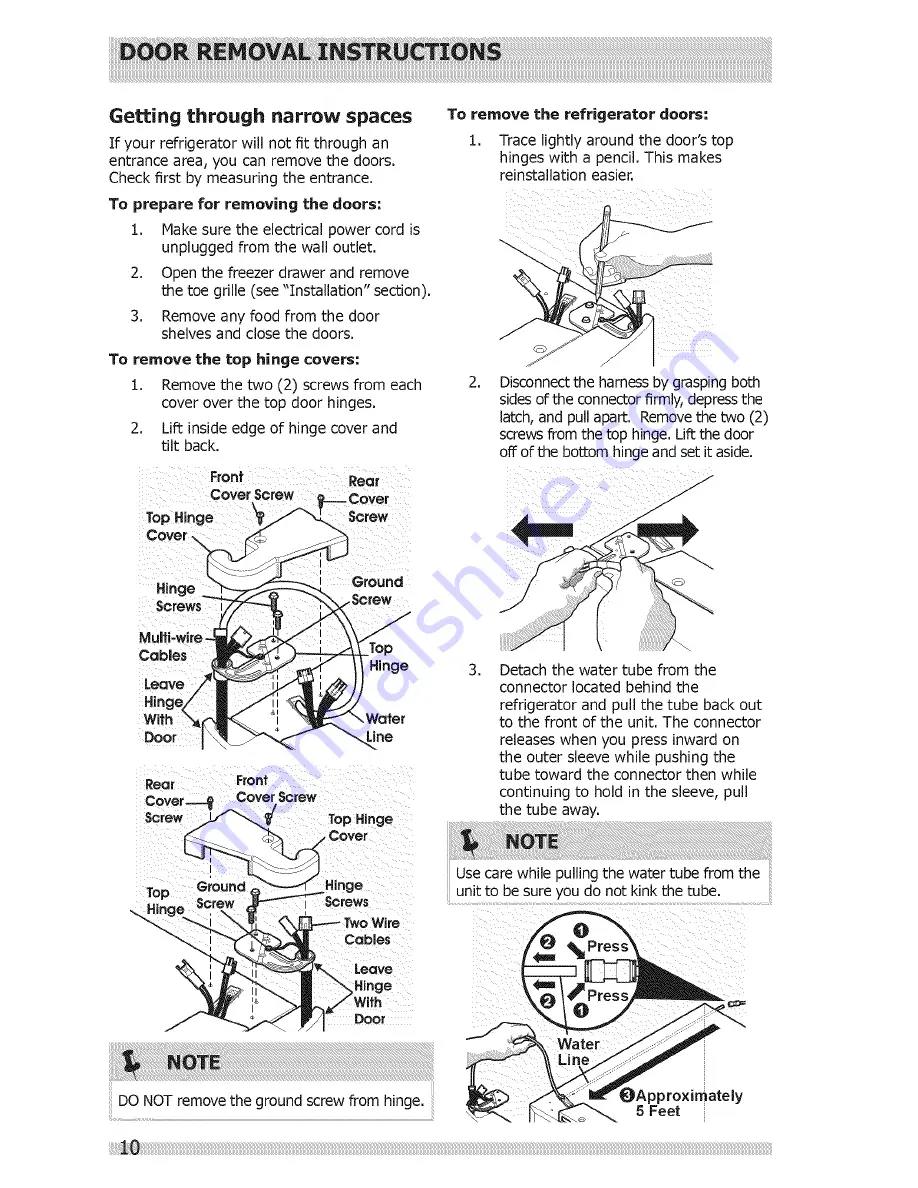 Frigidaire LGUB2642LE9 Use & Care Manual Download Page 10