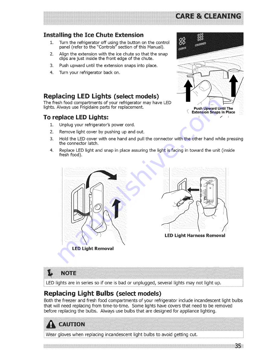 Frigidaire LGUB2642LE9 Use & Care Manual Download Page 35