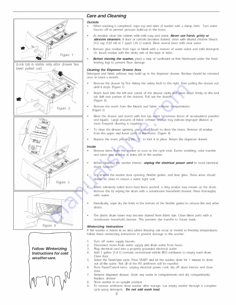 Frigidaire LTF2940ES1 Use & Care Manual Download Page 8