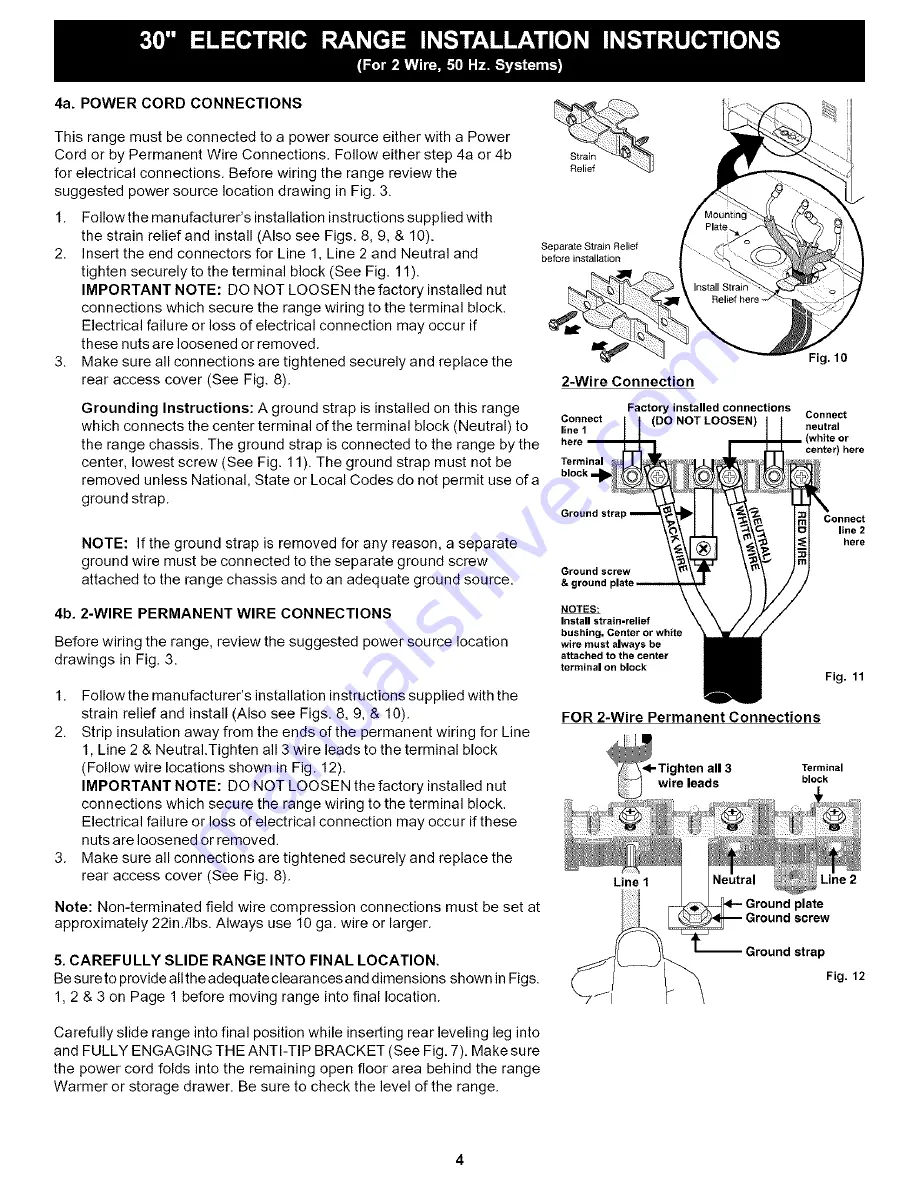 Frigidaire MFF312BSF Installation Instructions Download Page 4