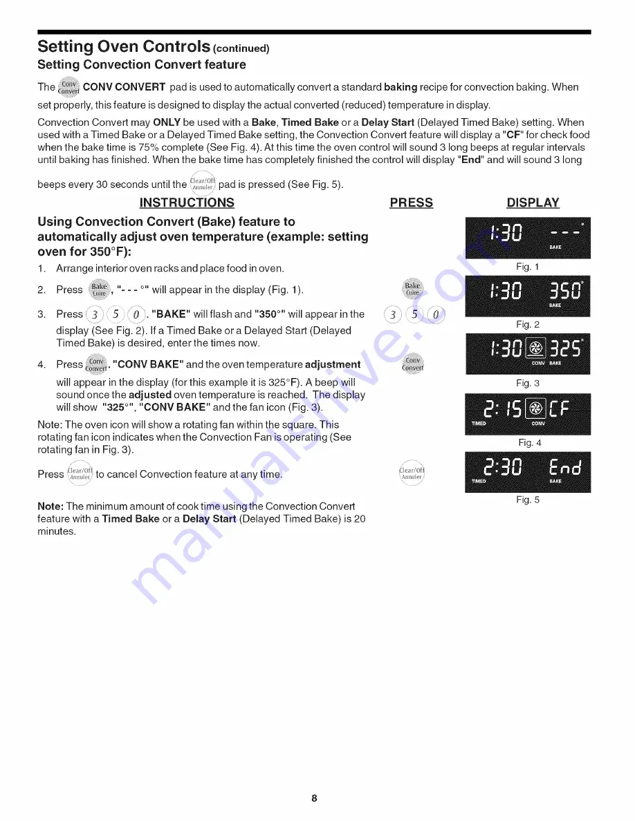 Frigidaire PGLEF385EC7 Guide Manual Download Page 8