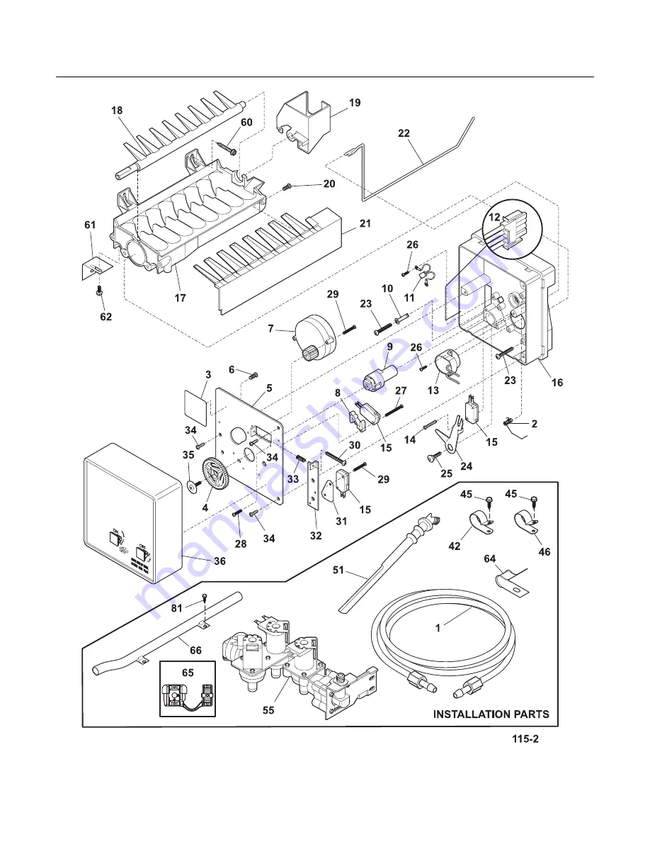 Frigidaire PHT219WH Factory Parts Catalog Download Page 12