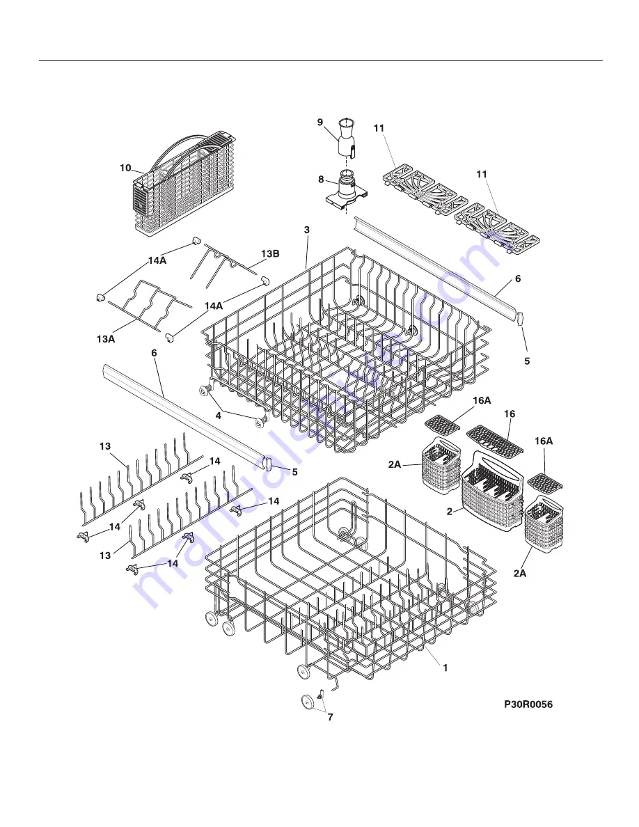 Frigidaire PLDB998C Factory Parts Catalog Download Page 12