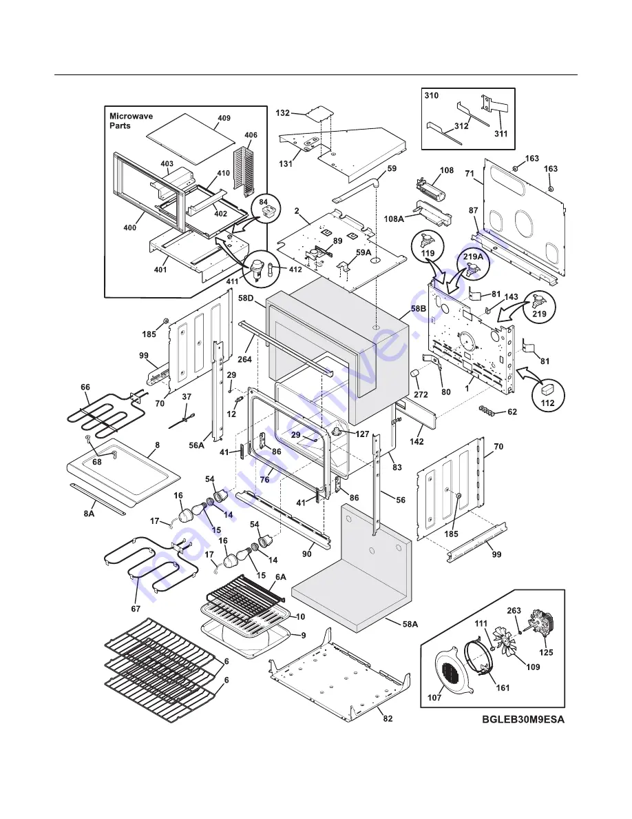 Frigidaire PLEB30M9E Factory Parts Catalog Download Page 6