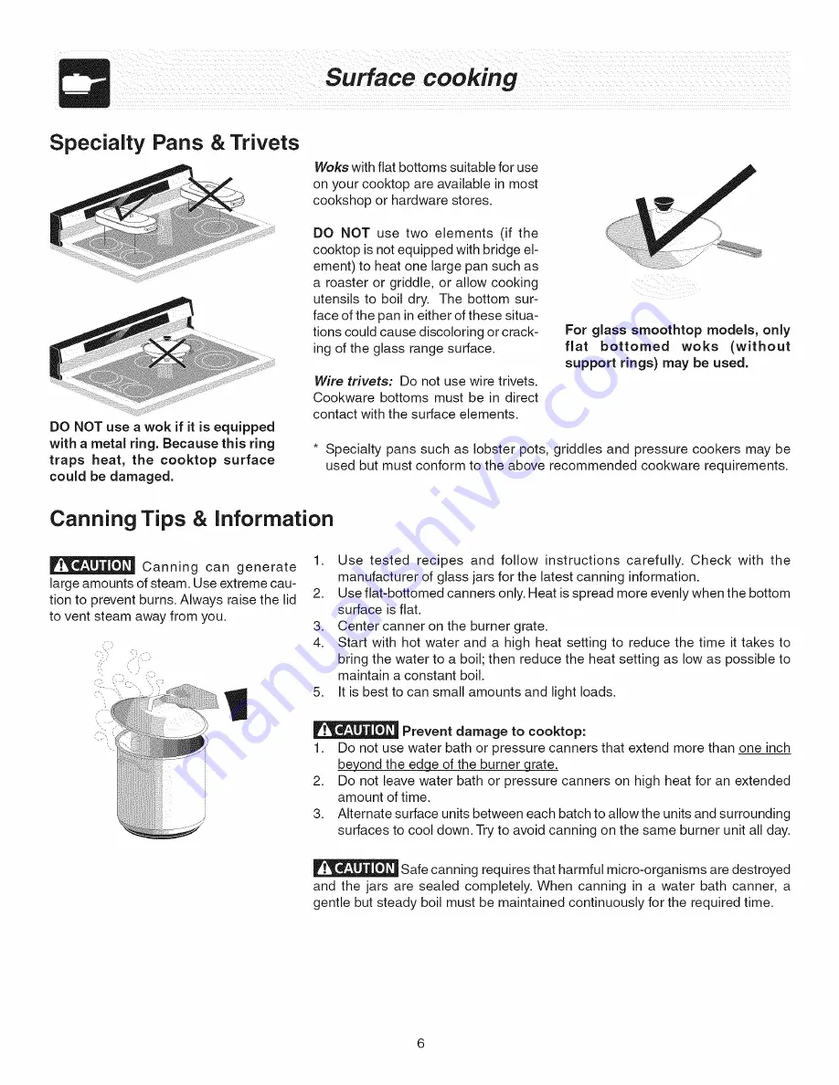 Frigidaire PLEF489GCA Guide Скачать руководство пользователя страница 6