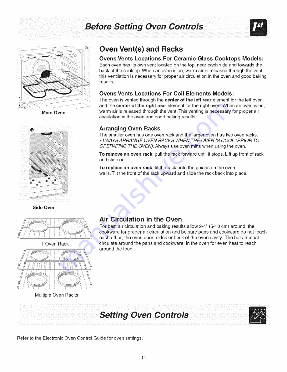 Frigidaire PLEF489GCA Guide Use & Care Manual Download Page 11