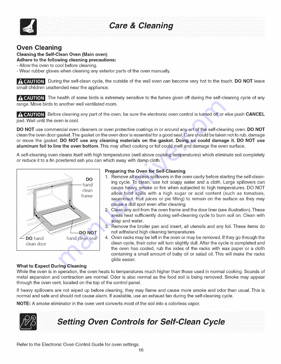 Frigidaire PLEF489GCA Guide Скачать руководство пользователя страница 16