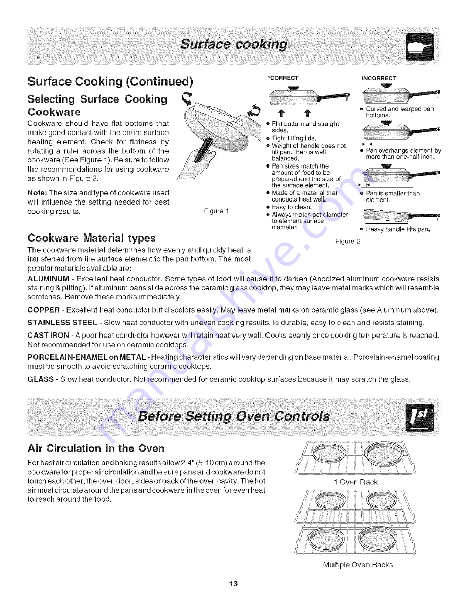 Frigidaire PLES389ECI Use & Care Manual Download Page 13