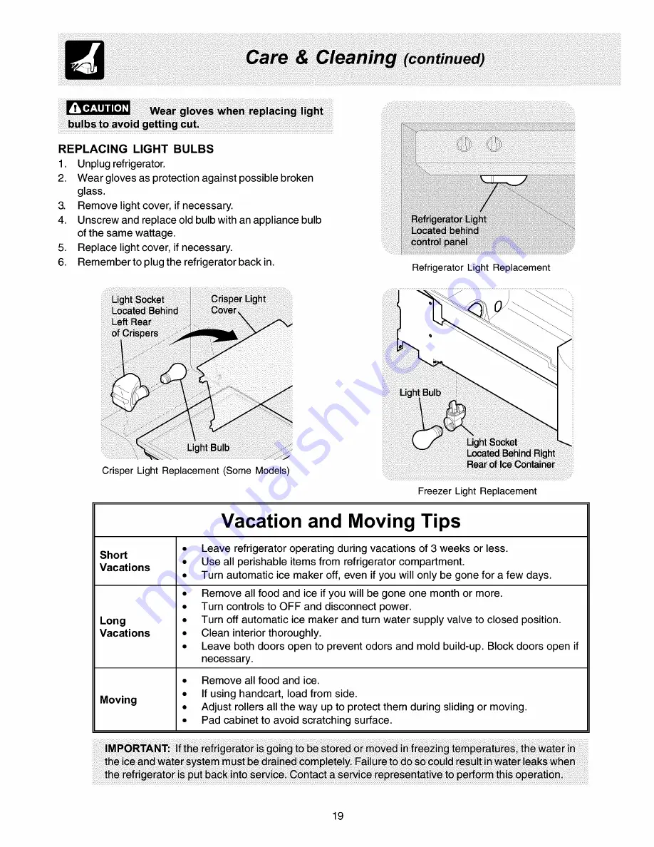 Frigidaire PLHS237ZAB0 Use & Care Manual Download Page 19